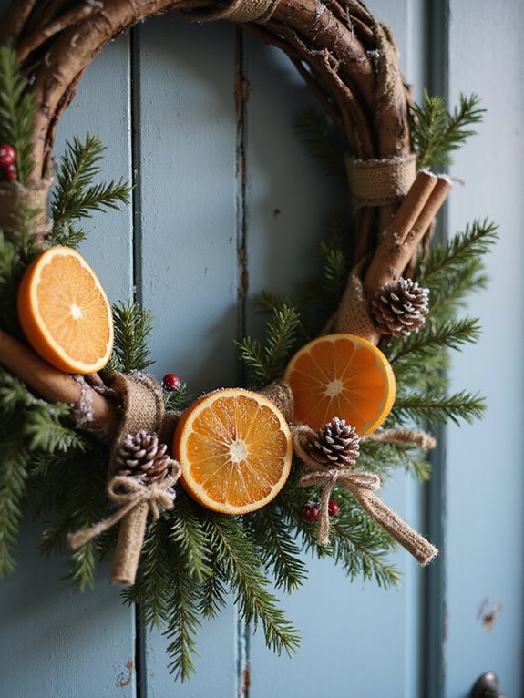 rustic burlap wreath crafting