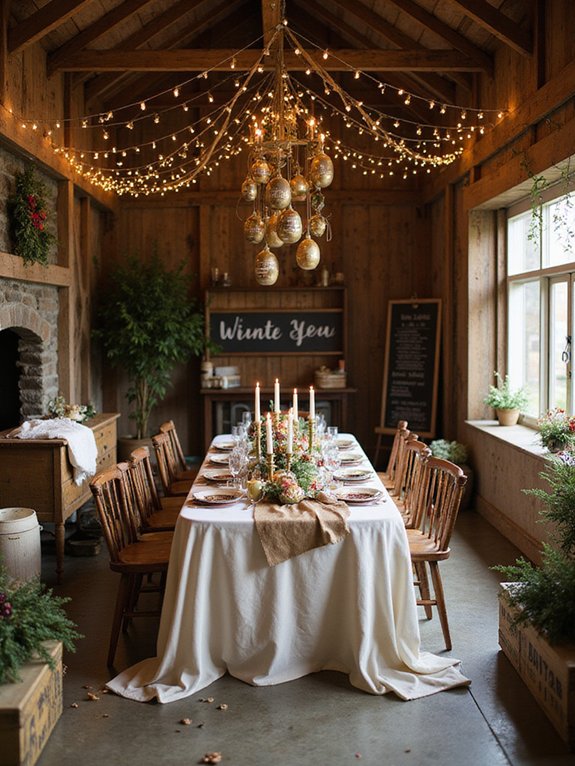 rustic cozy new year d cor