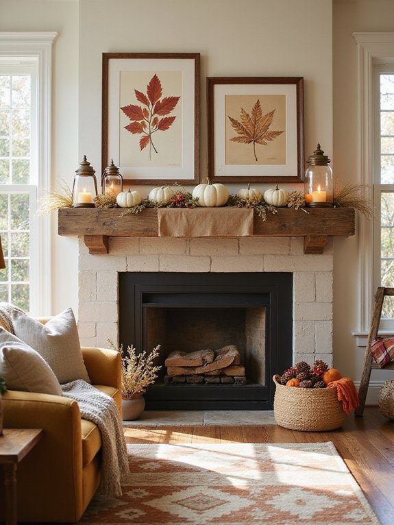 rustic farmhouse autumn decor