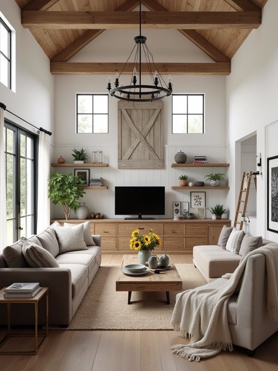 rustic meets modern charm