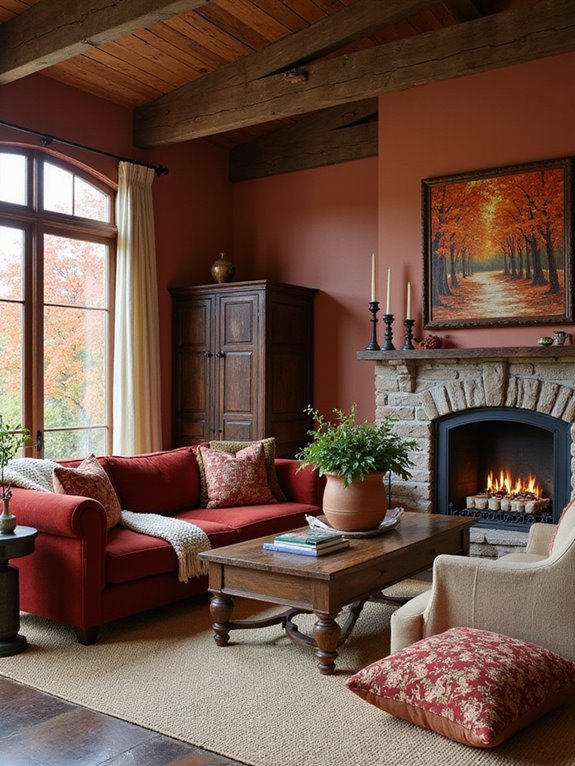 rustic warmth and charm