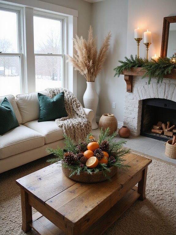 rustic winter decor ideas