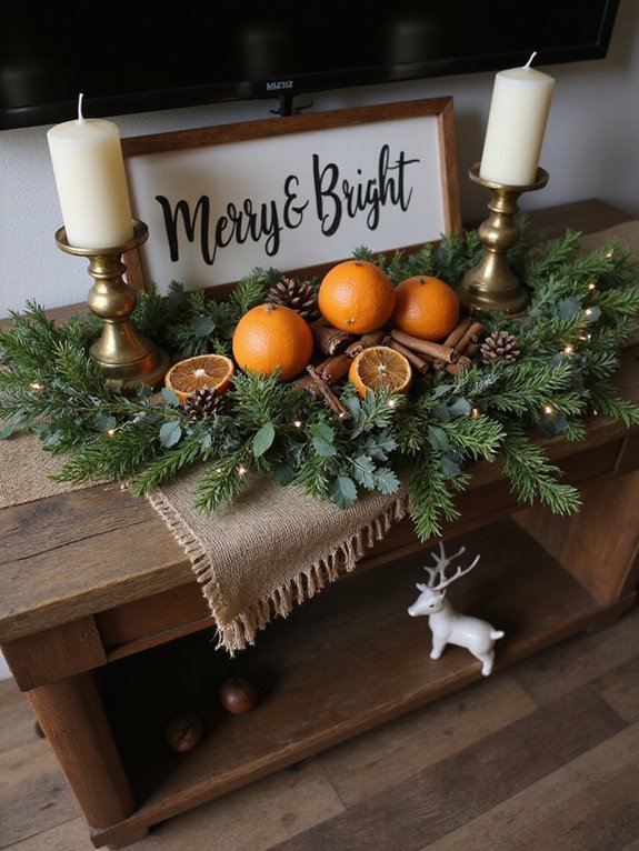 rustic woodland holiday decor