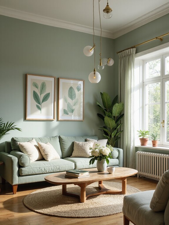 sage green enhances relaxation