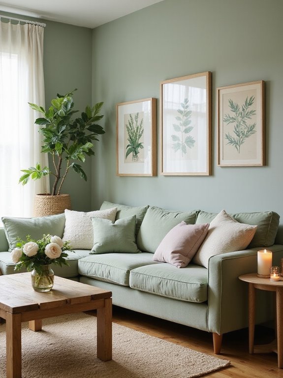 sage green shade selection