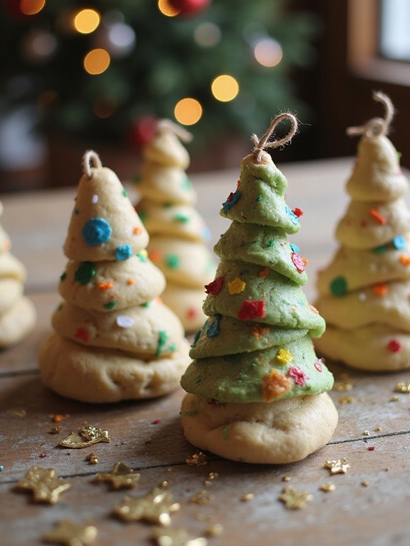 salt dough tree ornaments