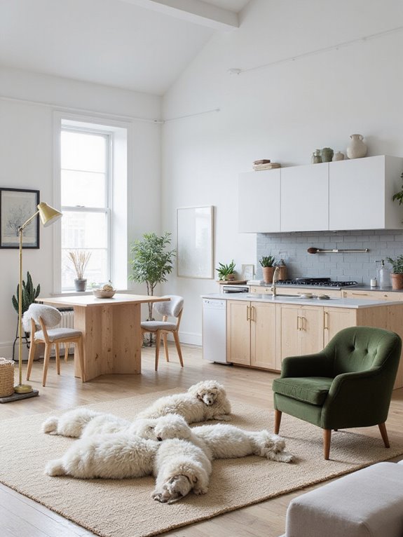 scandinavian minimalism and coziness