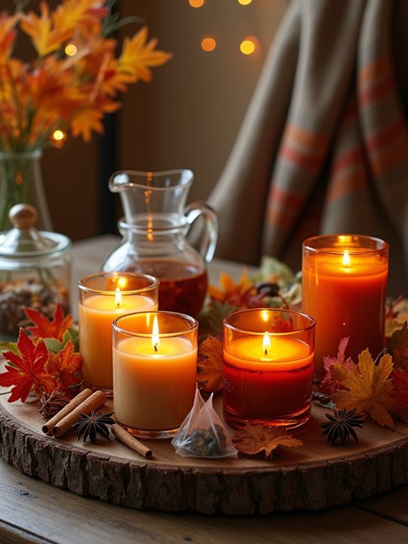 scented candles enhance ambiance