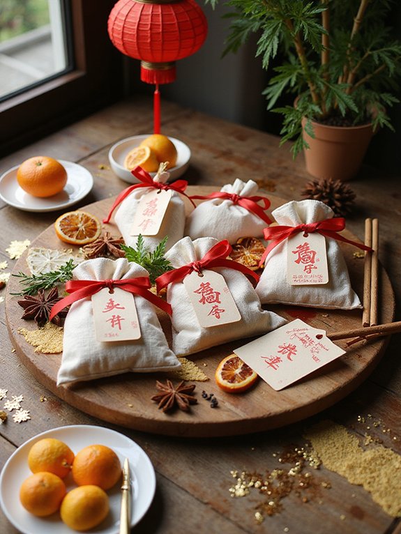 scented luck bringing sachets