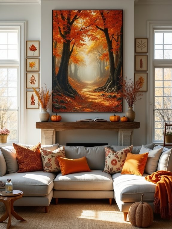 seasonal autumn wall art