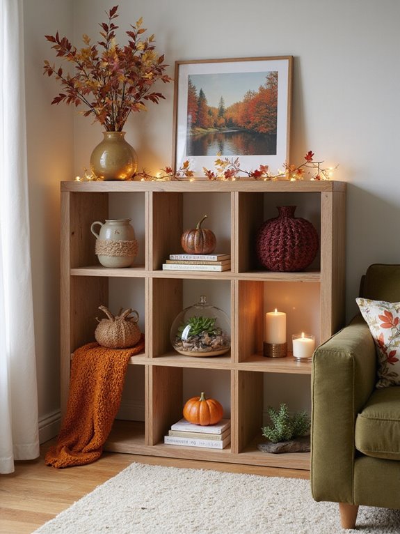 seasonal cube organizer makeover