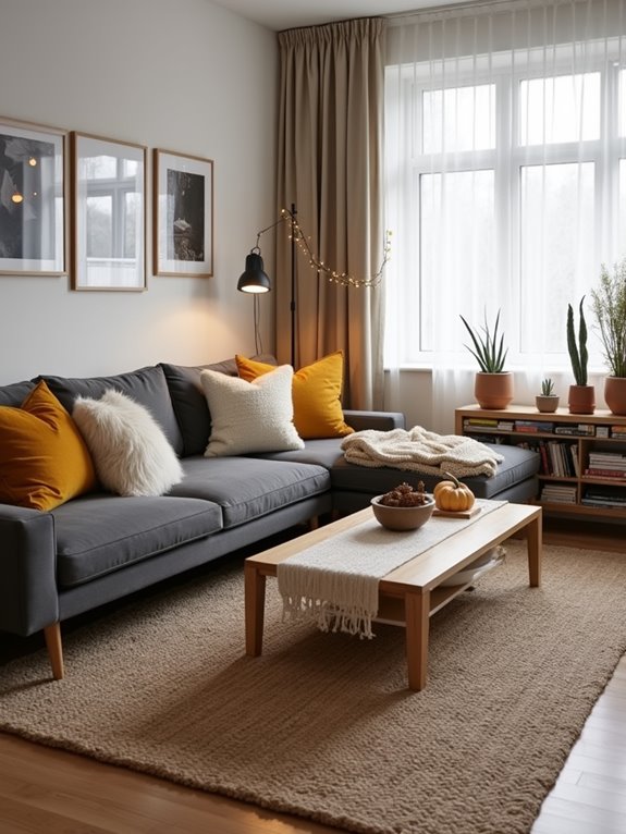 seasonal decor for living room