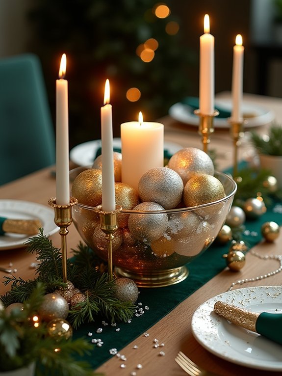 seasonal dining table centerpieces