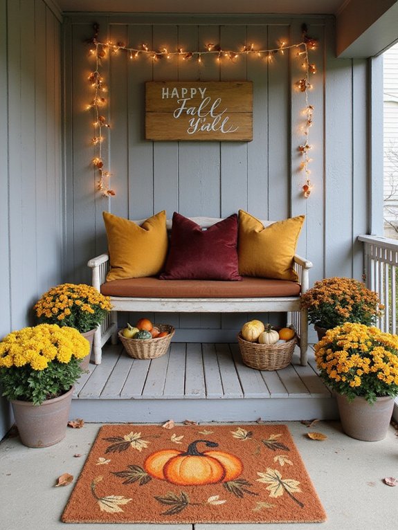 seasonal doormat autumn charm