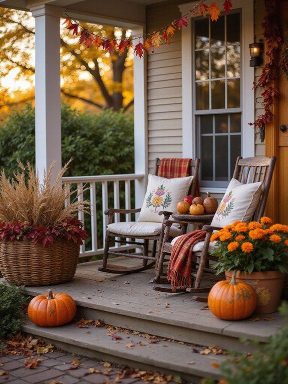 seasonal foliage for porches