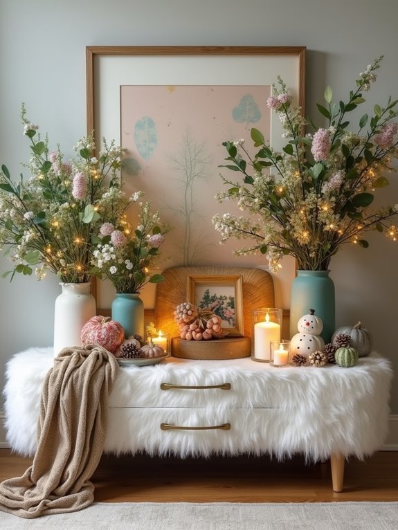 seasonal living room transformation