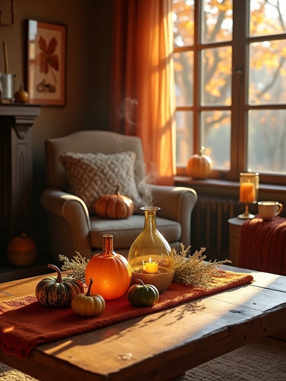 seasonal oils create coziness
