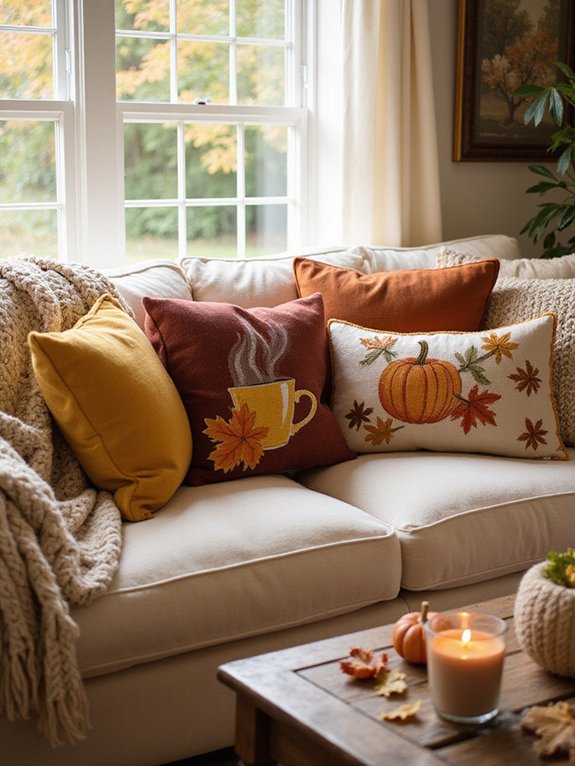 seasonal pillow cozy transformation