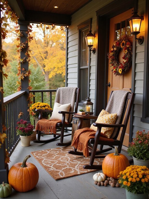 seasonal porch decor rotation