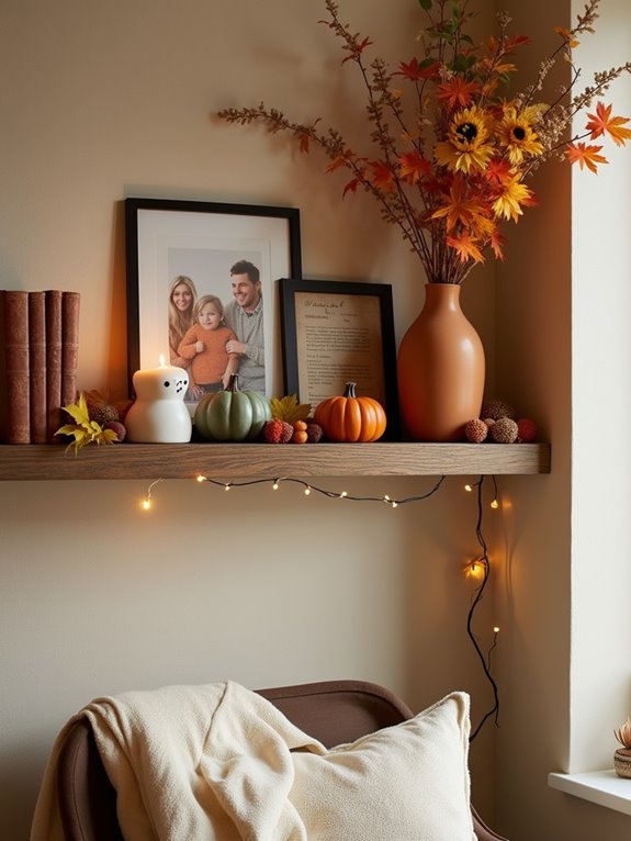 seasonal shelf decor refreshment