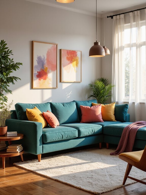 select vibrant couch colors