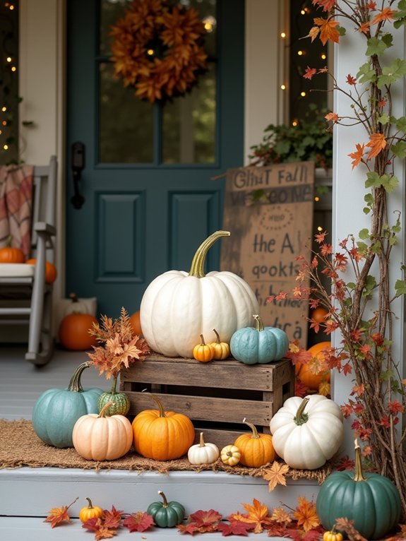 select vibrant quirky pumpkins