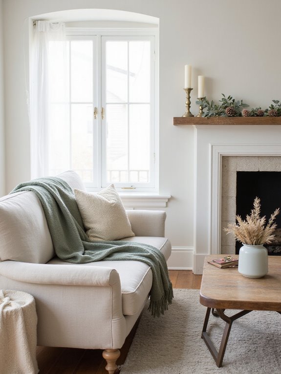 serene winter color transformation