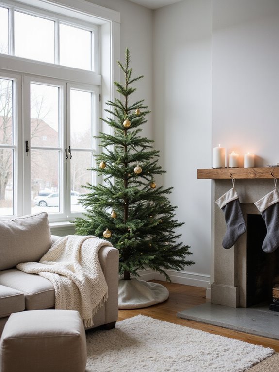 simple chic holiday decor