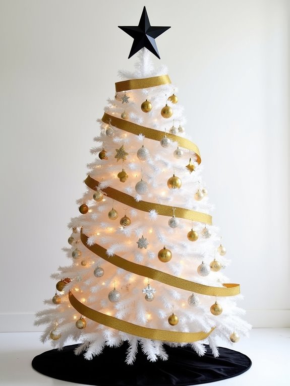 sleek black star topper