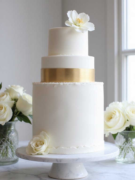 sleek understated elegance cake