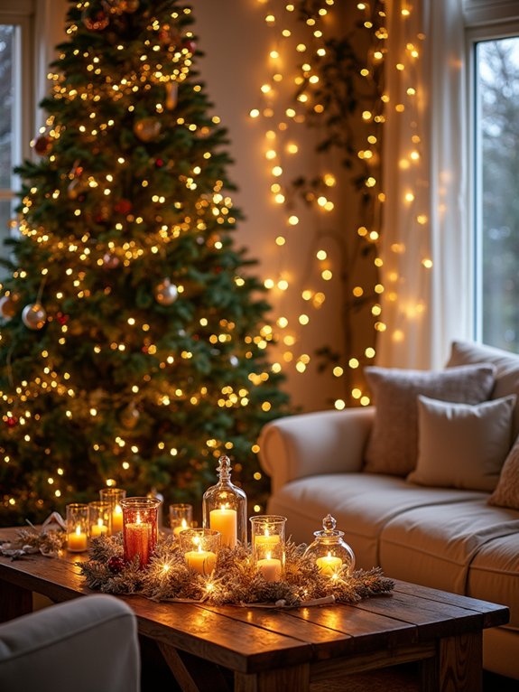 sparkling fairy light ambiance