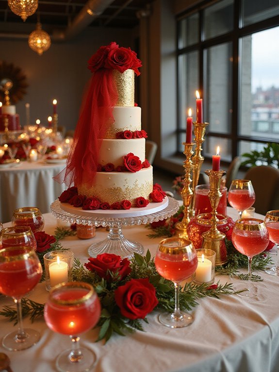 sparkling gold rimmed glassware collection