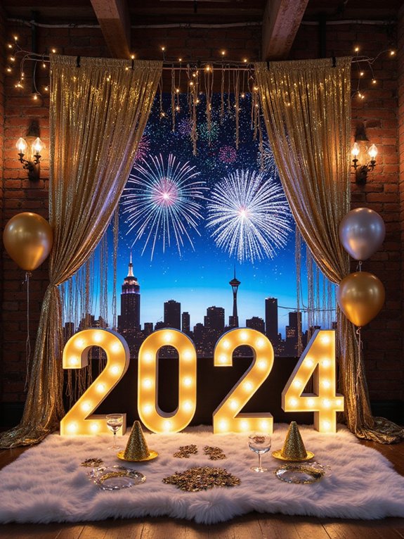 spectacular new year s backdrops