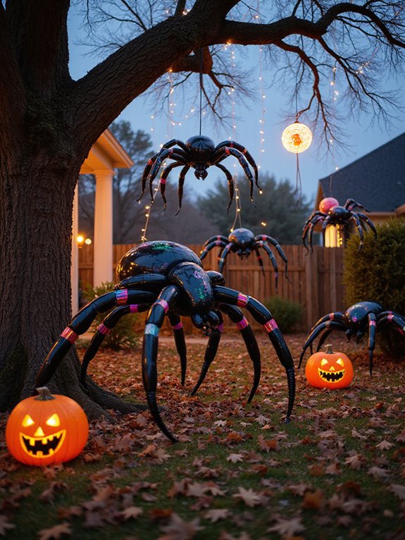 spinning candy spider craft