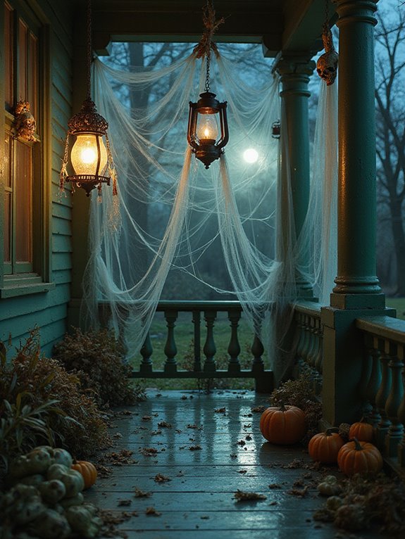 spookiness through chaotic webs