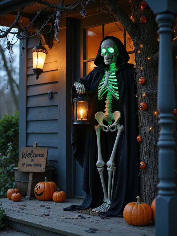 spooky animated skeleton creations