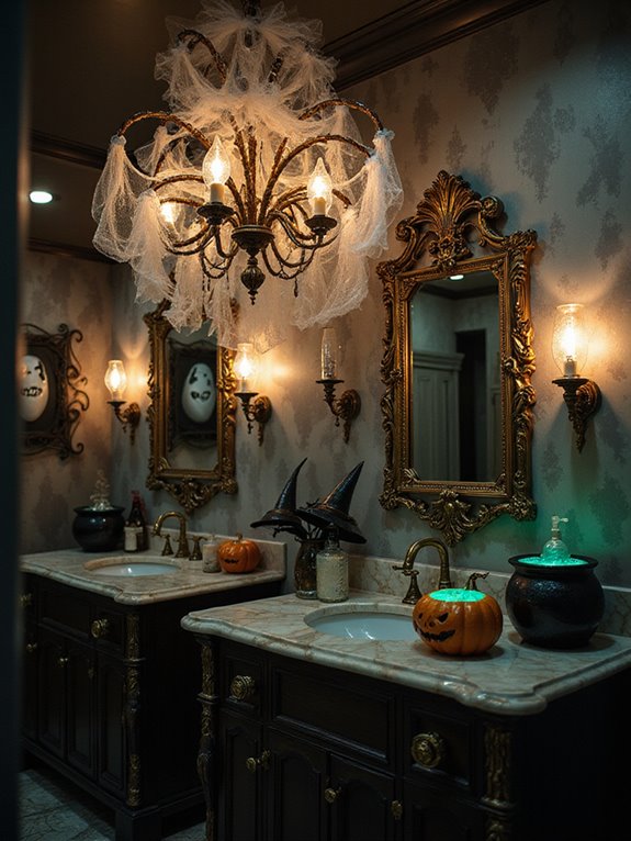 spooky bathroom lighting ideas