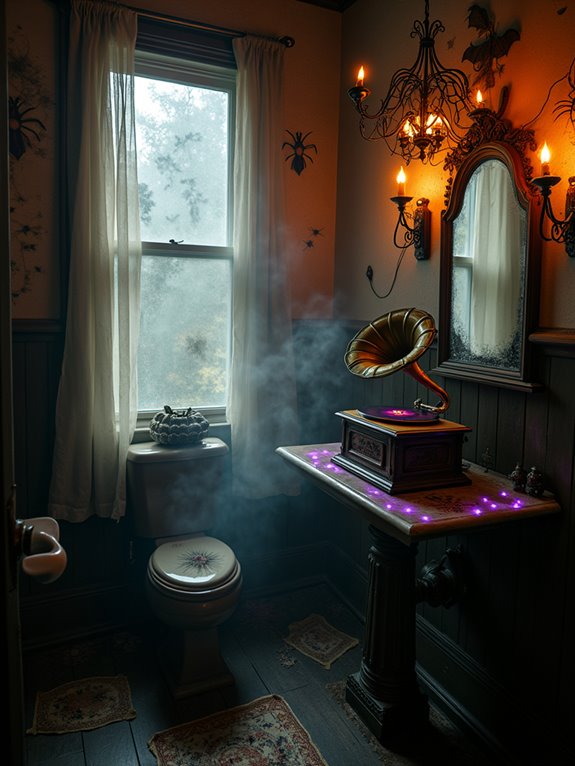 spooky bathroom music ambiance