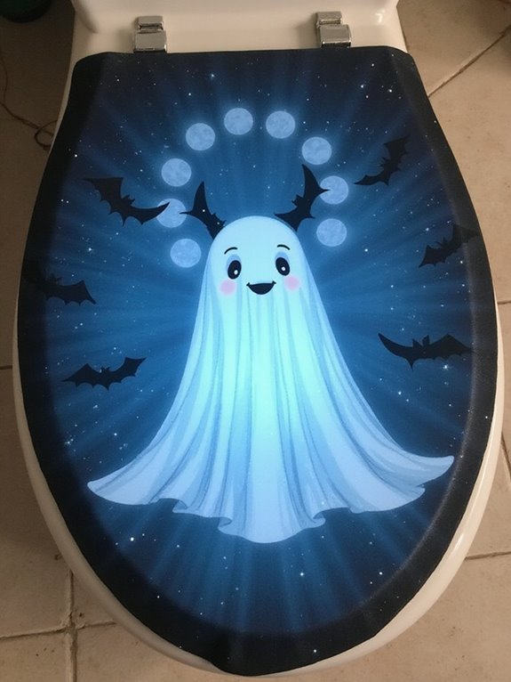 spooky bathroom toilet covers
