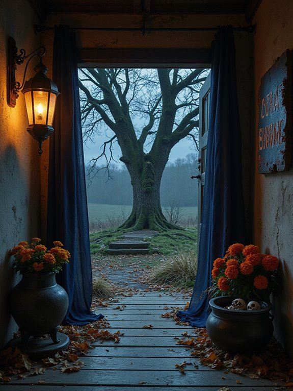 spooky color palette selection