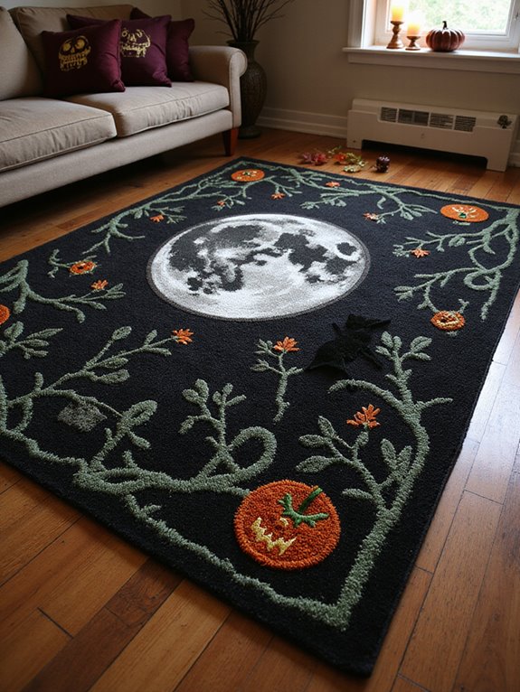 spooky decorative floor accents