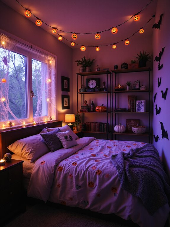 spooky decorative string lights