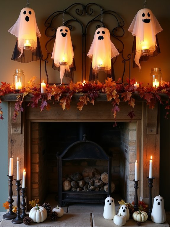 spooky diy ghost lanterns