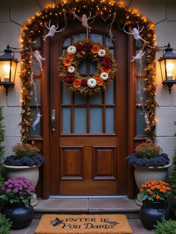 spooky doorway decorations await