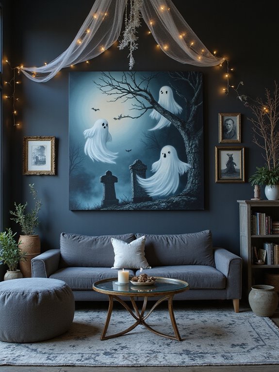 spooky ghost wall decorations