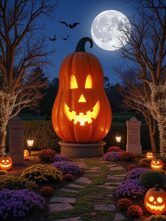 spooky graveyard outdoor decorations