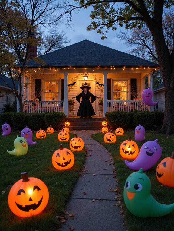 spooky halloween balloon decorations