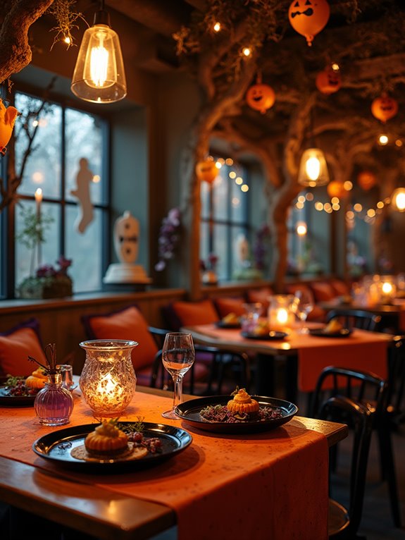 spooky halloween themed seasonal menus