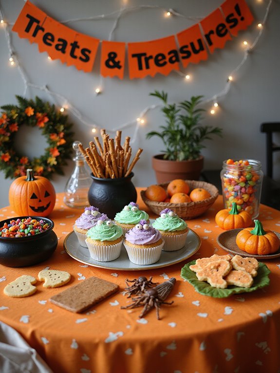 spooky halloween themed treats