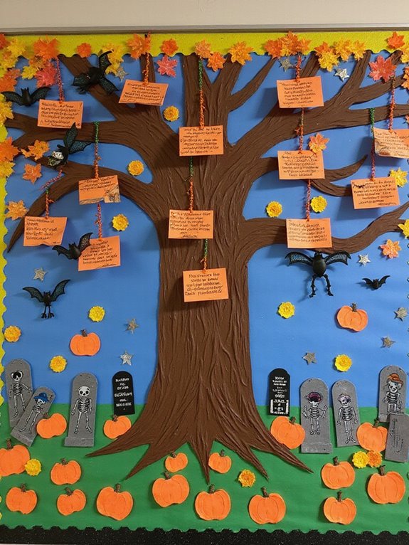 spooky interactive bulletin boards